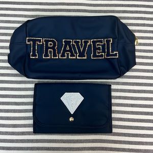 Stoney Clover Lane Large pouch and jewelry roll